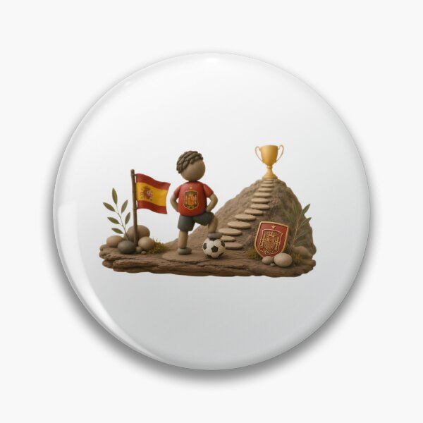 Item preview, Spain Football Dreams Shirt | Road To Glory Pebble Art Design | Spanish Soccer Fan Gift | Football Passion Tee designed and sold by PebbleMood.