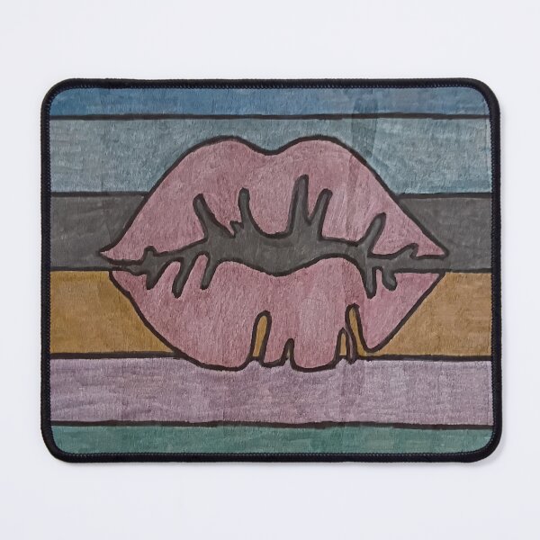 Item preview, Pastel Rainbow Lips Retro Aesthetic Kiss Art designed and sold by ArtbyAudrey412.