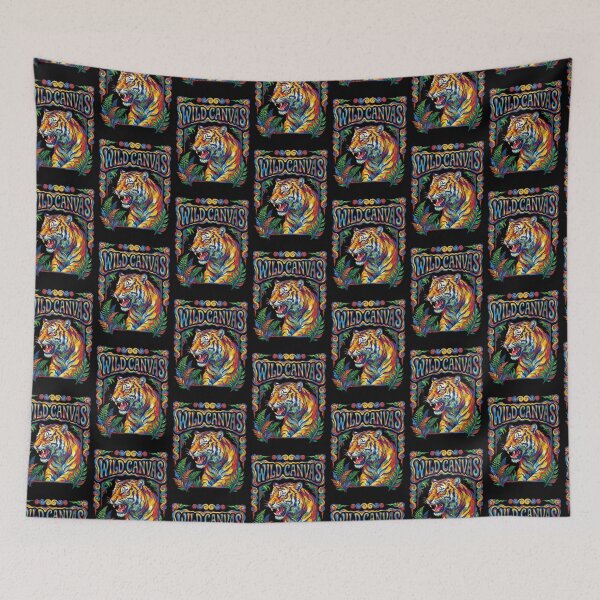 Item preview, Wild Canvas Vibrant Colorful Tiger  designed and sold by TeeARTHY.