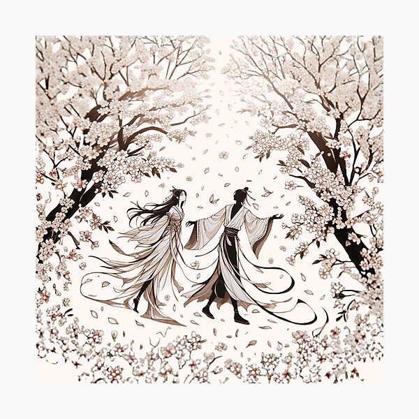 Item preview, Eternal Love: Ten Miles of Peach Blossoms  designed and sold by NerdiPop.