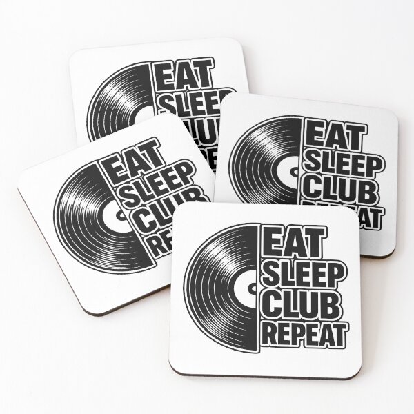 Item preview, EAT SLEEP CLUB REPEAT designed and sold by Sebadtable.