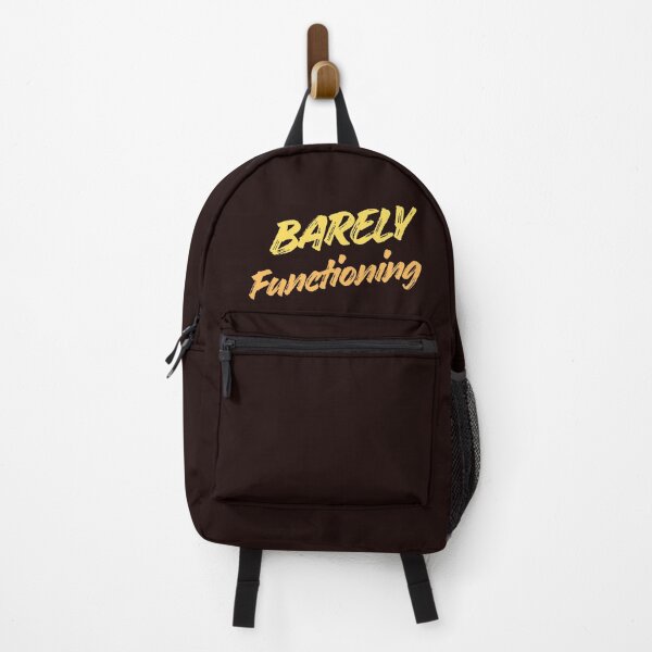Item preview, Barely Functioning – Funny Burnout Quote Design designed and sold by ArtPer-design.