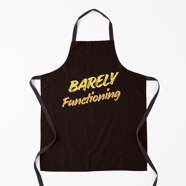 Item preview, Barely Functioning – Funny Burnout Quote Design designed and sold by ArtPer-design.