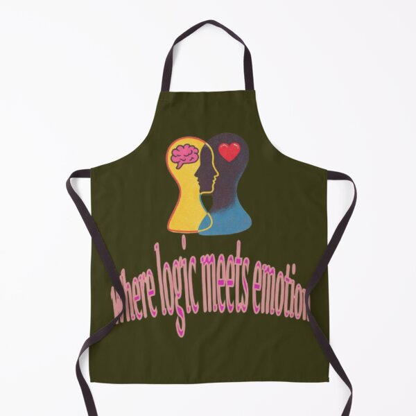 Item preview, Where Logic Meets Emotion Psychology Brain and Heart Art designed and sold by Miheerala.