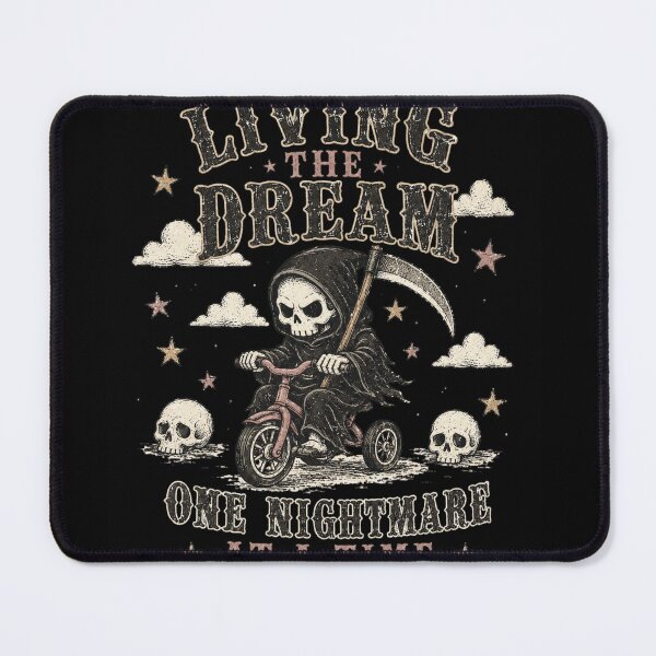 Item preview, Living The Dream One Nightmare At A Time Grim Reaper Tricycle designed and sold by Region.