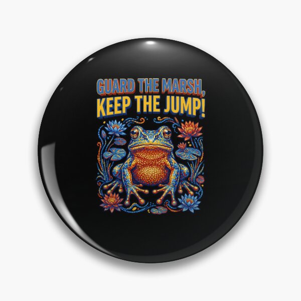 Item preview, Guard The Marsh Keep The Jump Frog designed and sold by TeeARTHY.