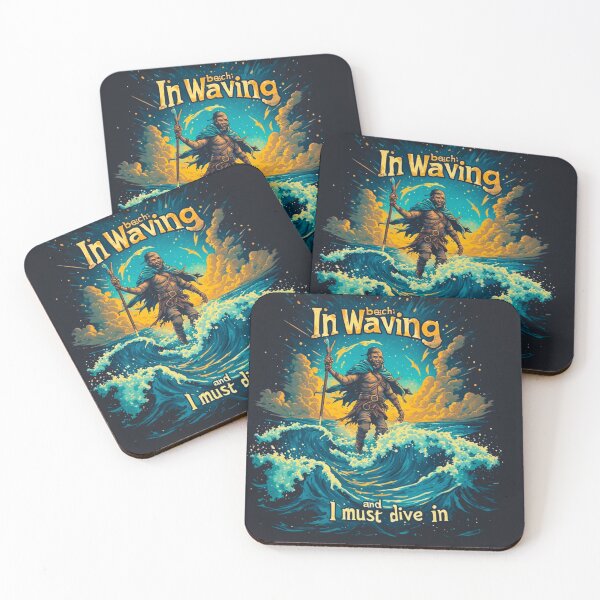 Item preview, Beach is waving and I must dive in designed and sold by Jsw-speedartja.
