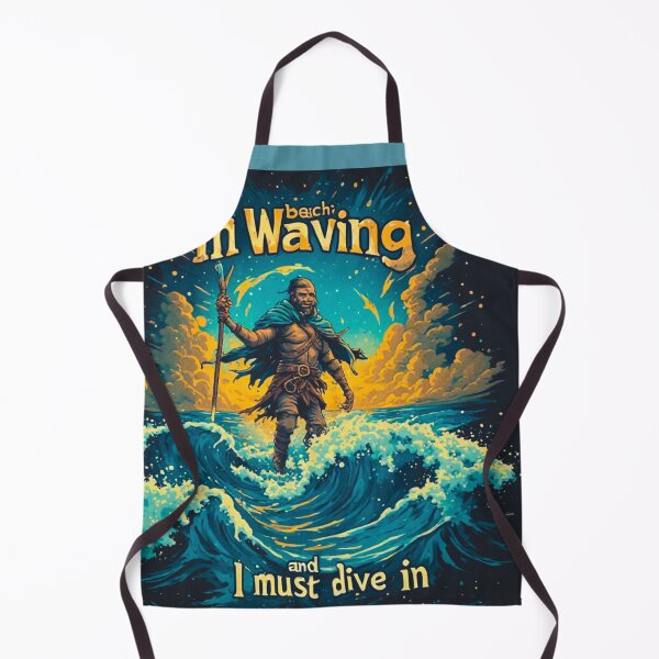 Item preview, Beach is waving and I must dive in designed and sold by Jsw-speedartja.