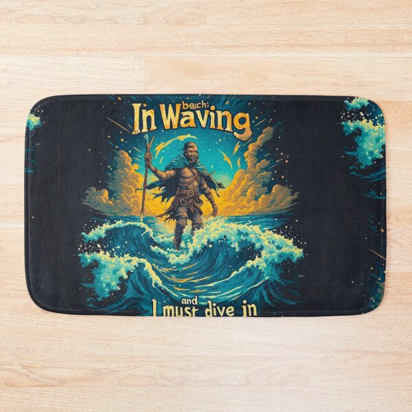 Item preview, Beach is waving and I must dive in designed and sold by Jsw-speedartja.
