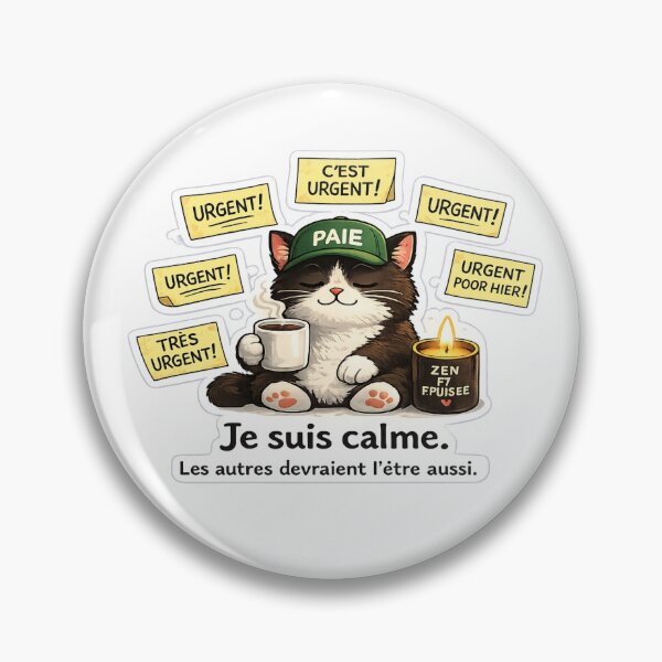 Item preview, Chat - URGENT I am calm designed and sold by LeChatPaie.