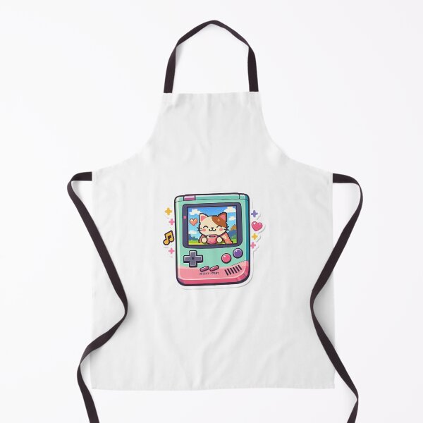 Item preview, Cute Retro Handheld Game Console Pixel Cat Sticker designed and sold by MIROUZ2000.