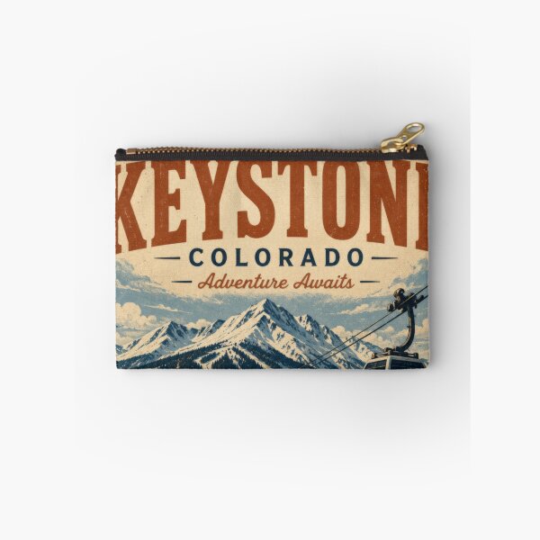 Artikelvorschau, Skigebiet Keystone, Colorado | Illustration eines alpinen Abenteuerberges entworfen und verkauft von CosmicAnomaly.