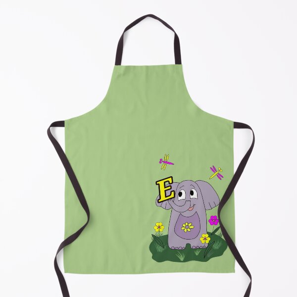 Item preview, Cute Purple Elephant Letter E - Animal Alphabet for Kids Nursery Decor designed and sold by illeN-Art-World.