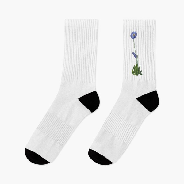 Item preview, Himalayan blue poppy handembroidery designed and sold by Alsa-Hand Embroidery.