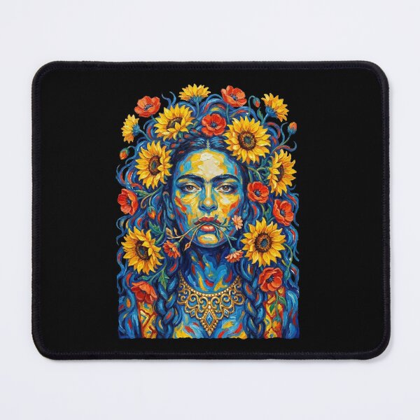 Item preview, Frida Kahlo  Yellow Sunflowers designed and sold by TeeARTHY.
