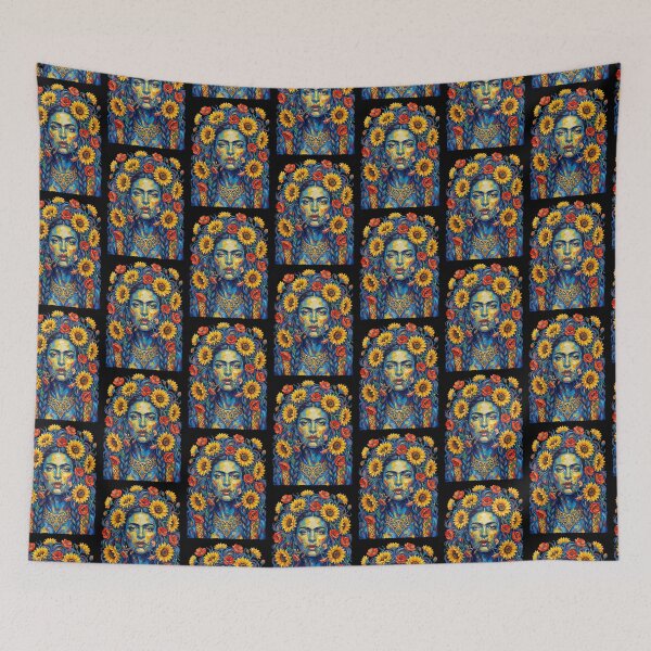 Item preview, Frida Kahlo  Yellow Sunflowers designed and sold by TeeARTHY.
