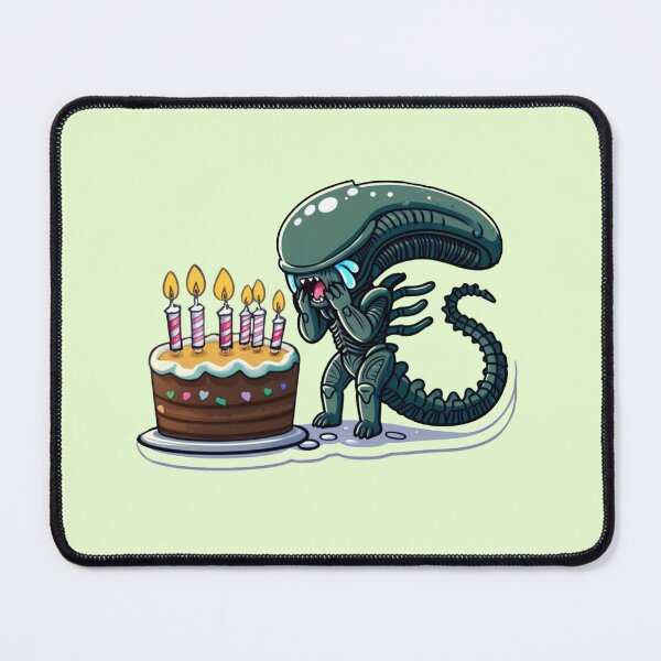Item preview, Xenomorph Alien Happy Birthday designed and sold by NerdiPop.