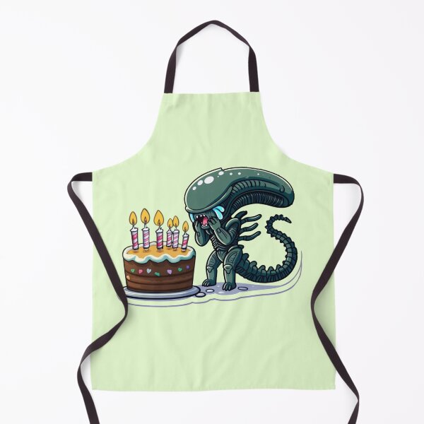 Item preview, Xenomorph Alien Happy Birthday designed and sold by NerdiPop.