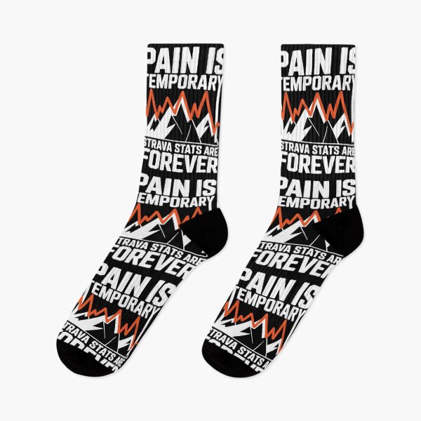 Item preview, Funny Strava Gift for Cyclists and Runners | Pain is Temporary Strava Stats Are Forever | Motivational designed and sold by BMLprint ⭐⭐⭐⭐⭐.