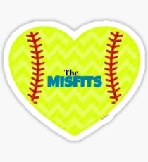 Misfits Softball Sticker