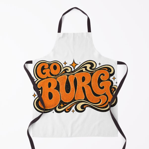 Item preview, GO BURG | Retro Psychedelic Wheelersburg Shirt designed and sold by Rewind Society.