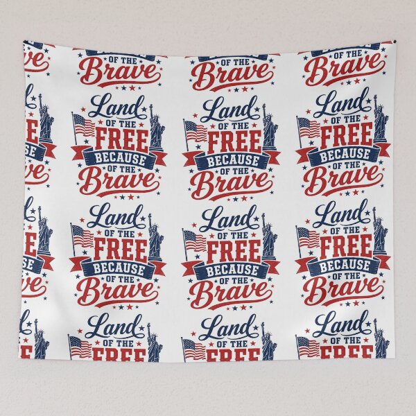Item preview, Liberty and Justice for All – Patriotic American Flag Statue of Liberty Design designed and sold by DoodloraStudio.