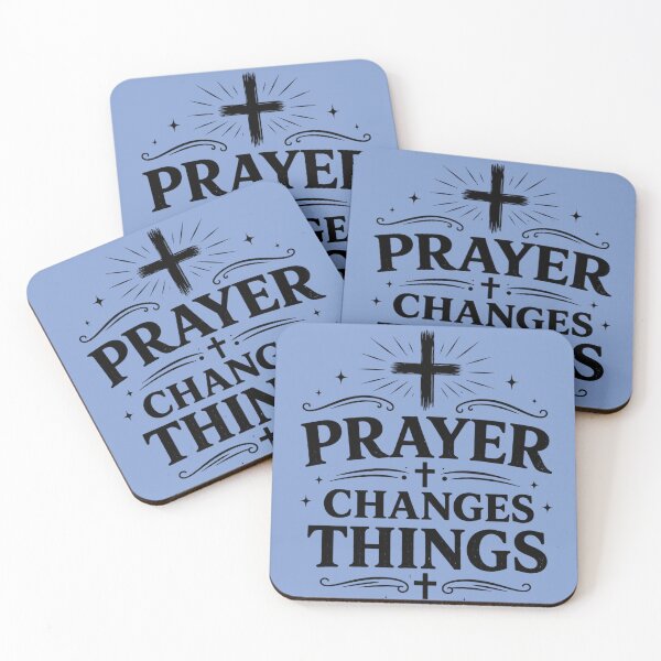 Item preview, Prayer Changes Things Christian Faith Design designed and sold by Jesusloverbrand.