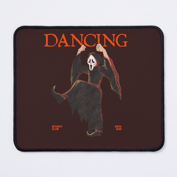 Item preview, Dancing Ghostface - Spooky Club Retro Horror Halloween Art designed and sold by PrimalBeastLab.