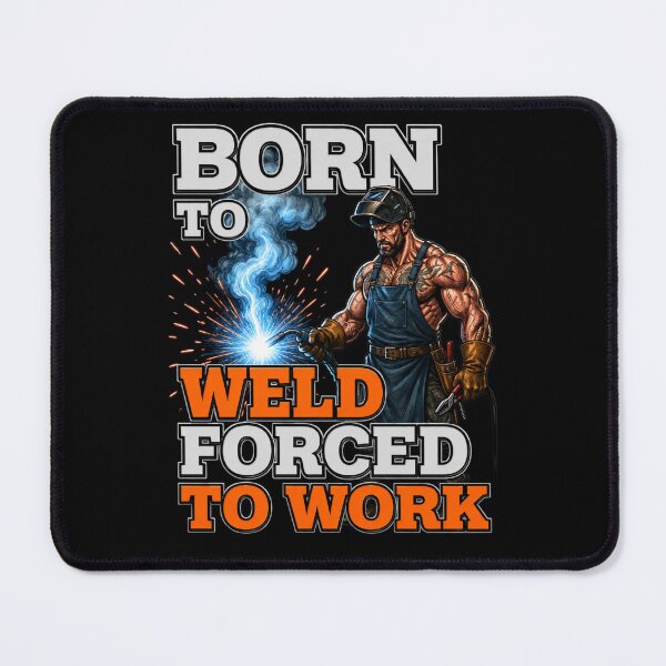 Item preview, Born To Weld Forced To Work T-Shirt | Funny Welder Gift | Proud Welding Design designed and sold by LabCore.