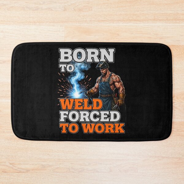 Item preview, Born To Weld Forced To Work T-Shirt | Funny Welder Gift | Proud Welding Design designed and sold by LabCore.