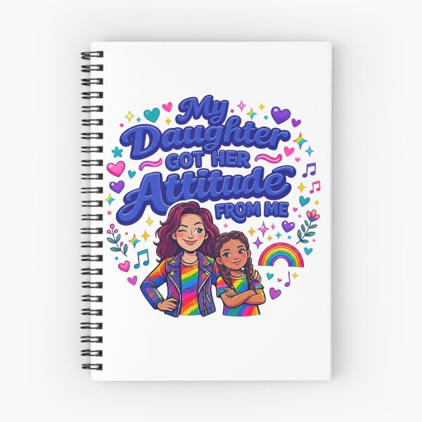 Item preview, My Daughter Got Her Attitude From Me T-Shirt designed and sold by MerchlyMike.