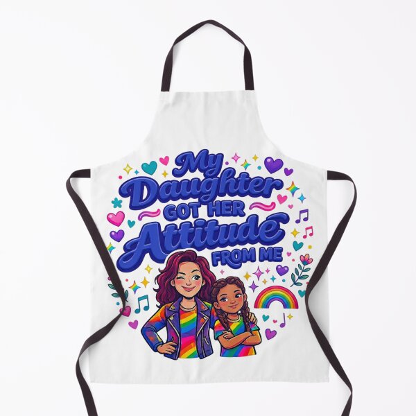 Item preview, My Daughter Got Her Attitude From Me T-Shirt designed and sold by MerchlyMike.