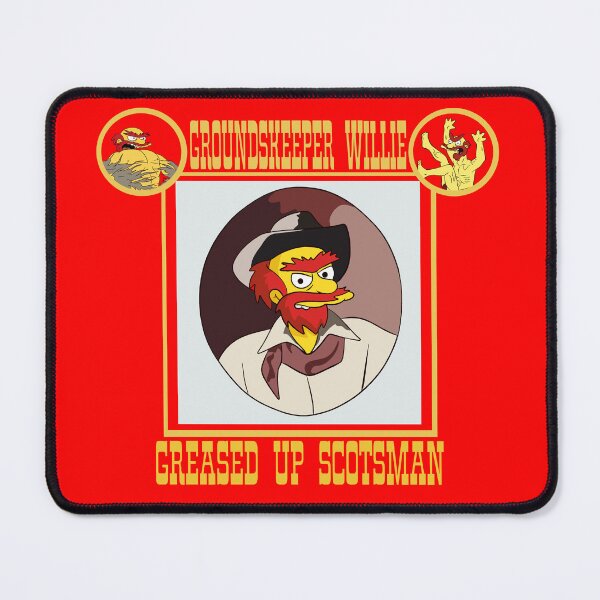 Item preview, The Simpsons Groundskeeper Willie Nelson Mash-Up designed and sold by Final Dungeon.
