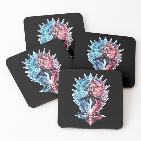 Item preview, Spirit Breaker — Anime Warrior Divides Fire and Ice designed and sold by Cyber Kitsune.