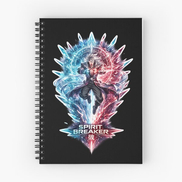 Item preview, Spirit Breaker — Anime Warrior Divides Fire and Ice designed and sold by Cyber Kitsune.