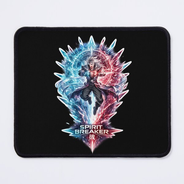 Item preview, Spirit Breaker — Anime Warrior Divides Fire and Ice designed and sold by Cyber Kitsune.