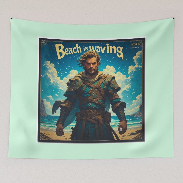 Item preview, Beach is waving and I must dive in designed and sold by Jsw-speedartja.
