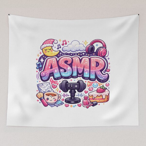 Item preview, Cute Kawaii ASMR Artist Girl ASMRtist Sleep Triggers designed and sold by Leonardo Palumbo.