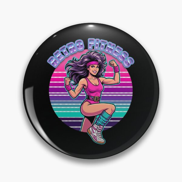 Item preview, 80s Retro Fitness Aerobics Goddess Vaporwave Icon designed and sold by KelliesGrafix.