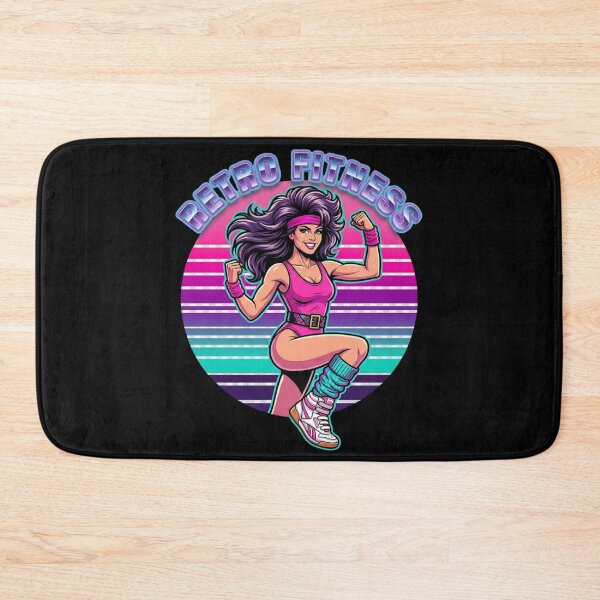 Item preview, 80s Retro Fitness Aerobics Goddess Vaporwave Icon designed and sold by KelliesGrafix.