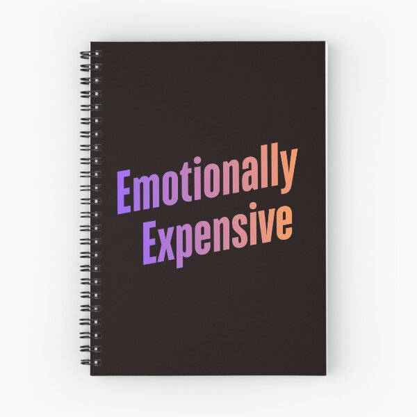 Item preview, Emotionally Expensive – Funny Sarcastic Quote Design designed and sold by ArtPer-design.