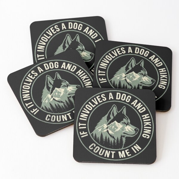 Item preview, Dog Hiking Count Me In Mountain Lover designed and sold by d247.