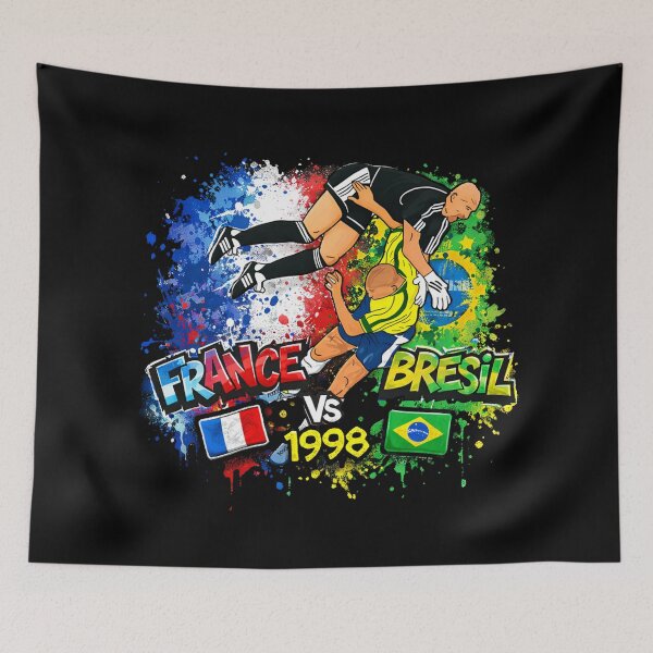 Item preview, France vs Brazil 1998 – Barthez vs Ronaldo | Graffiti Edition designed and sold by Wawan35200.