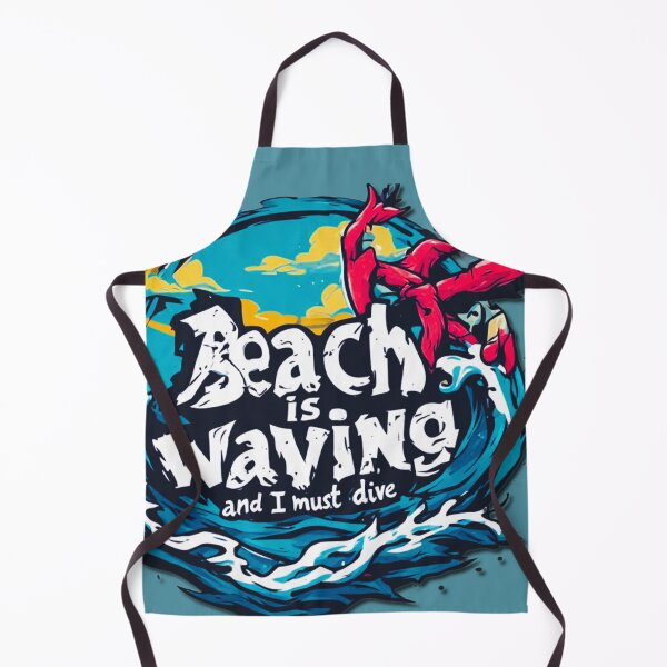 Item preview, Beach is waving and I must dive in designed and sold by Jsw-speedartja.