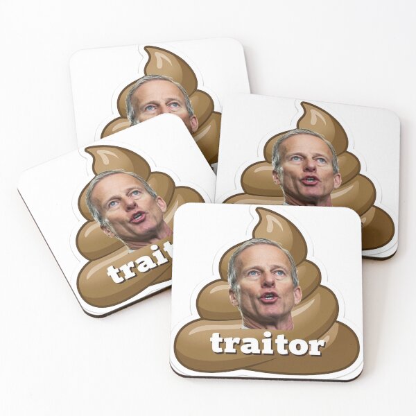 Item preview, Anti John Thune Traitor RINO Sticker designed and sold by CataractPress.