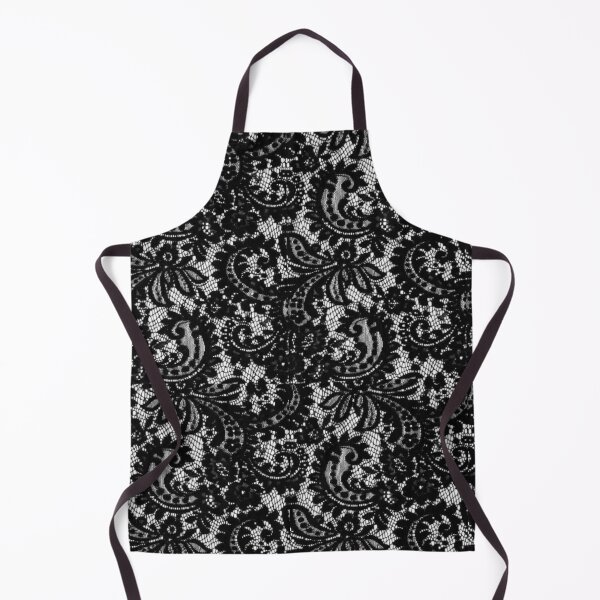 Item preview, Elegant Vintage Black and White Lace Pattern designed and sold by Hrndz Store.