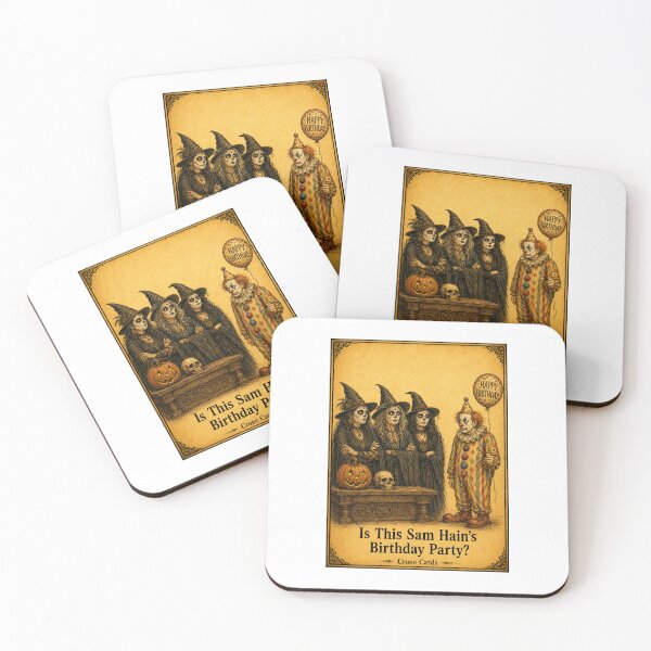 Item preview, Crone Cards — Is This Sam Hain's Birthday Party? designed and sold by Kay Mhor Studio.
