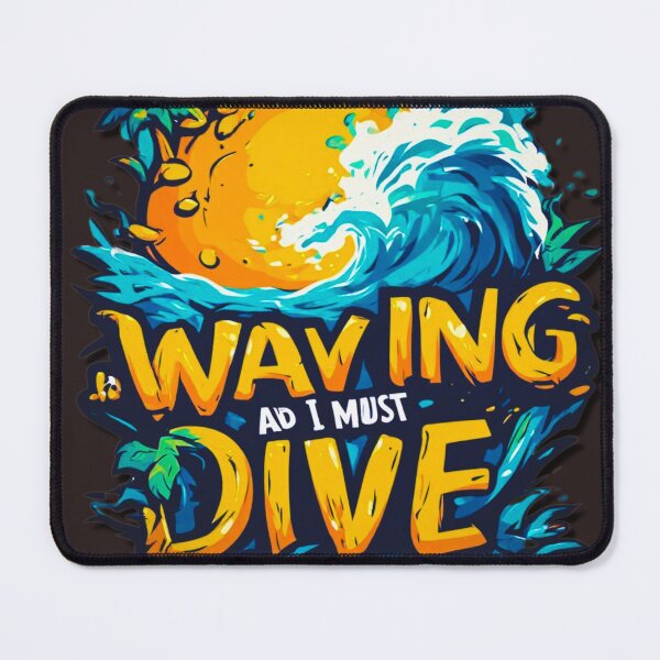 Item preview, Beach is waving and I must dive in designed and sold by Jsw-speedartja.