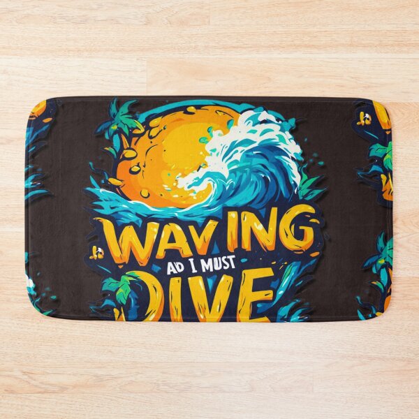 Item preview, Beach is waving and I must dive in designed and sold by Jsw-speedartja.