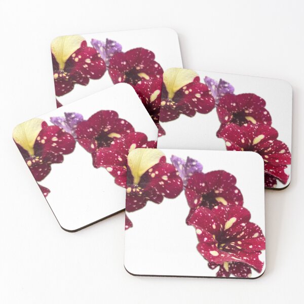 Item preview, Cosmic Burgundy Galaxy Petunias designed and sold by BalkanBloom.